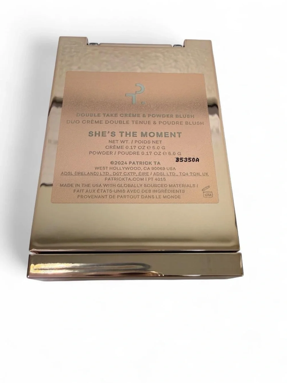 Patrick Ta Double Take Creme & Powder Blush-NIB